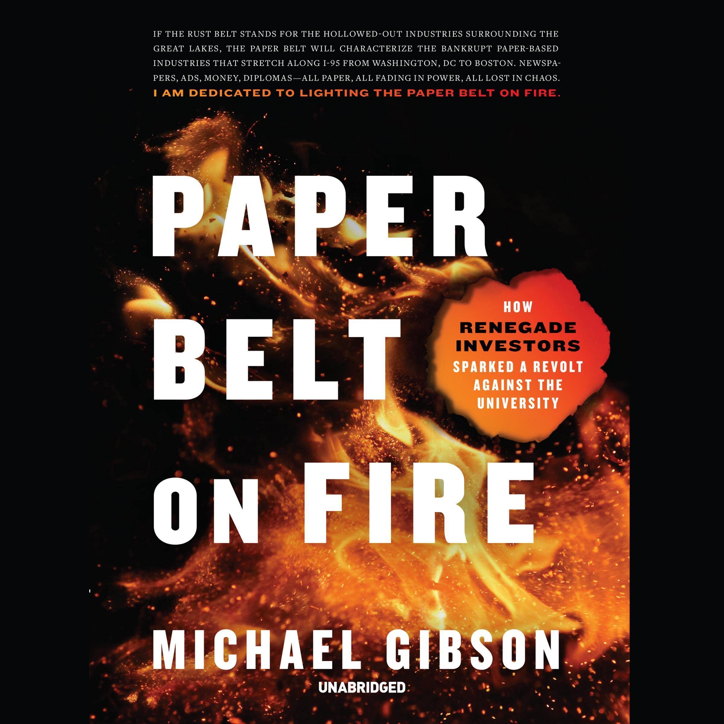 Cover art for Paper Belt on Fire