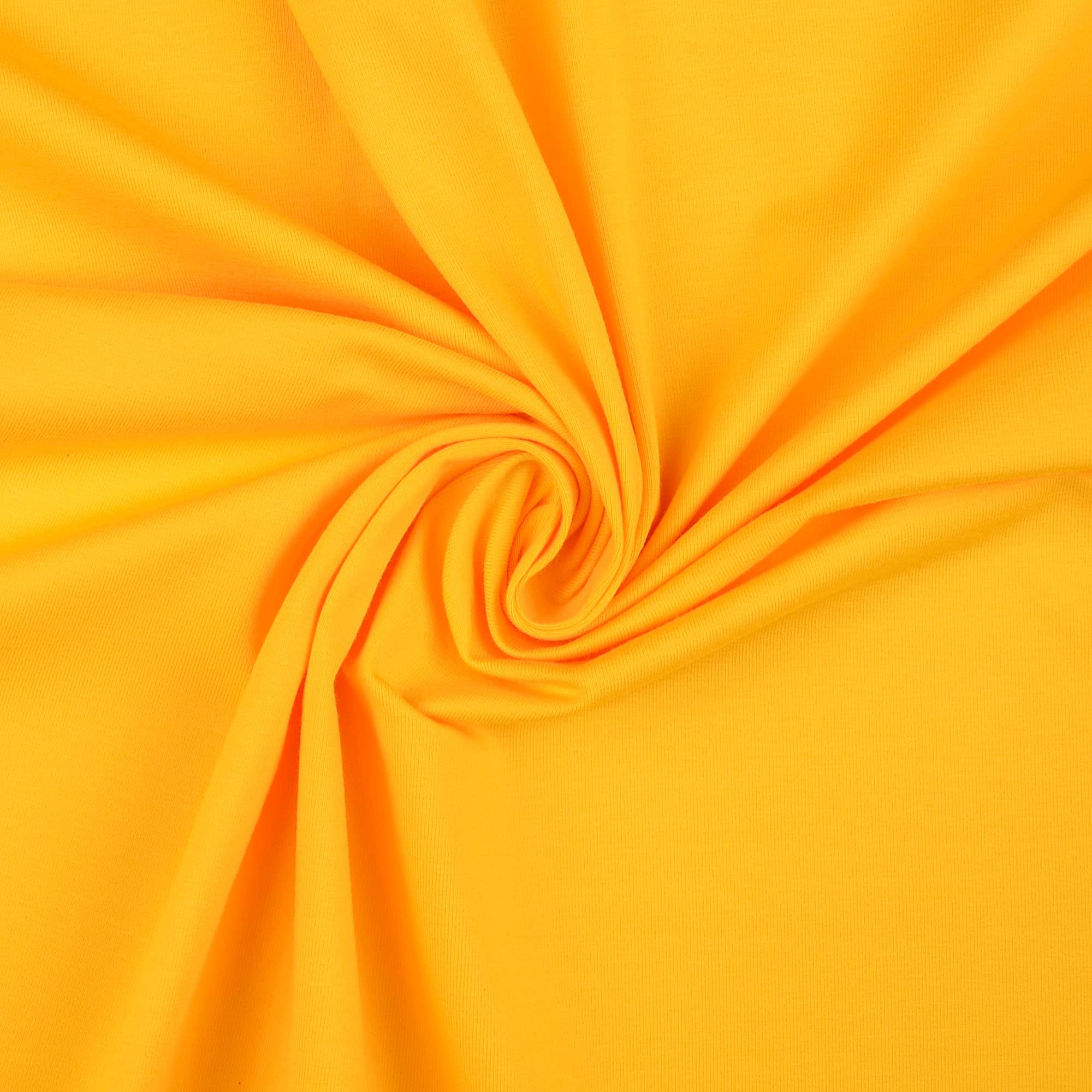 TheFabricTrade Sunburst Premium Plain Cotton Jersey Knit Fabric Elastic Lycra Stretch Textile Clothing Dressmaking T-Shirt Elastane Material - 1000cm x 150cm (10 Metre) โ image 1