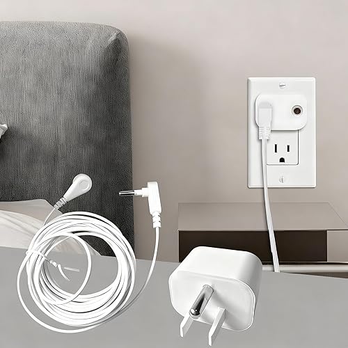 Miniatura 7 de Amradield Grounding - Sábana bajera 10% fibra plateada, 90% algodón, 80 x 78 x 15 pulgadas, protección Faraday, sábanas bajeras de tela de algodón