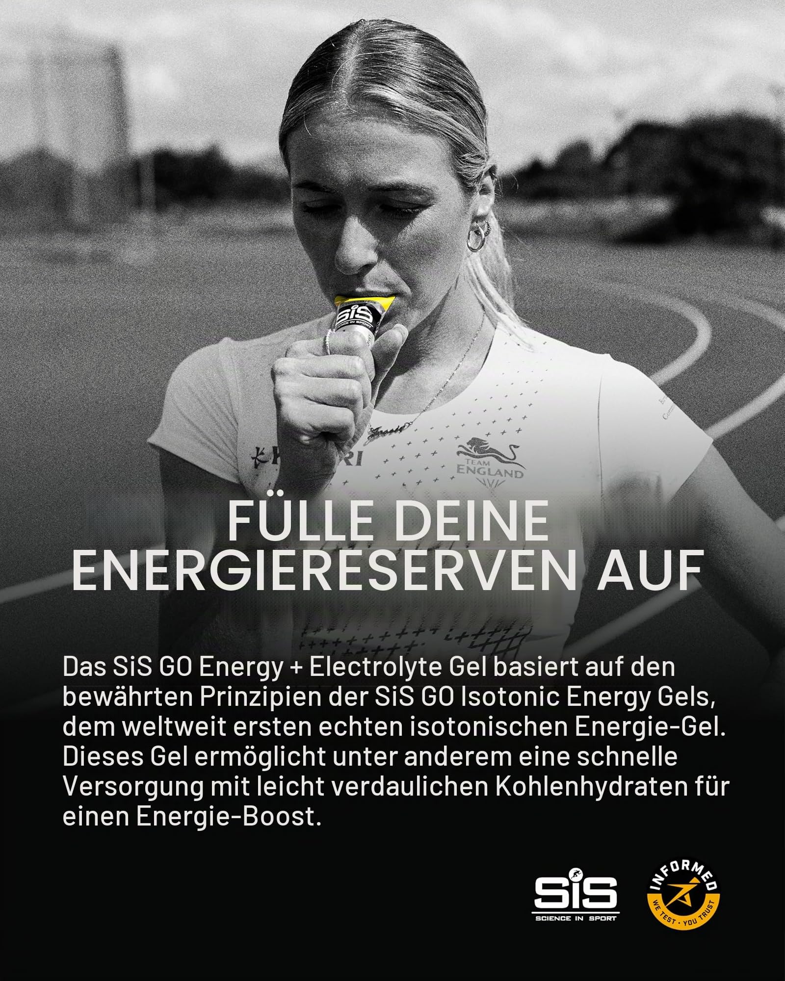 Science in Sport GO Energy Gel + Elektrolyte Gel 30 x 60ml Zitrone und Minze, Vegan - Ideal für Energiezufuhr und den Ausgleich des Elektrolyte-Haushalts