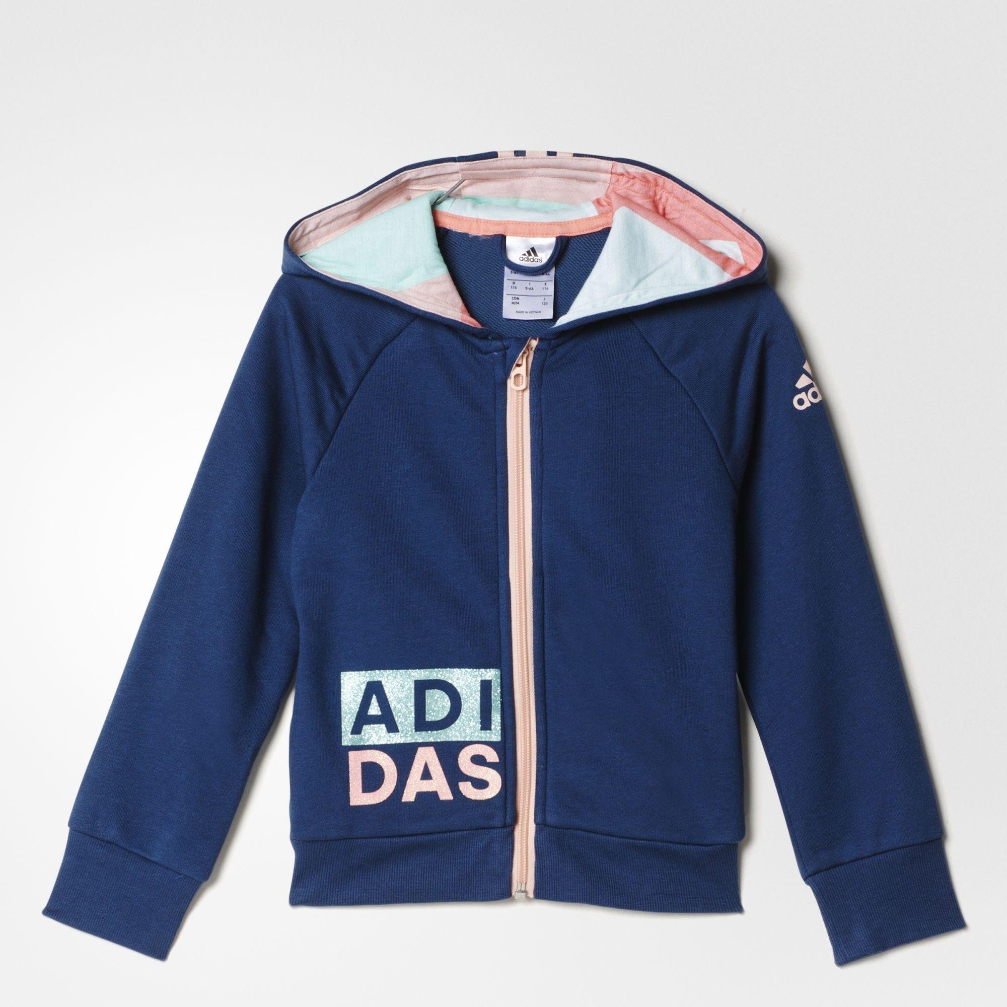 adidas Dziewczęca bluza z kapturem