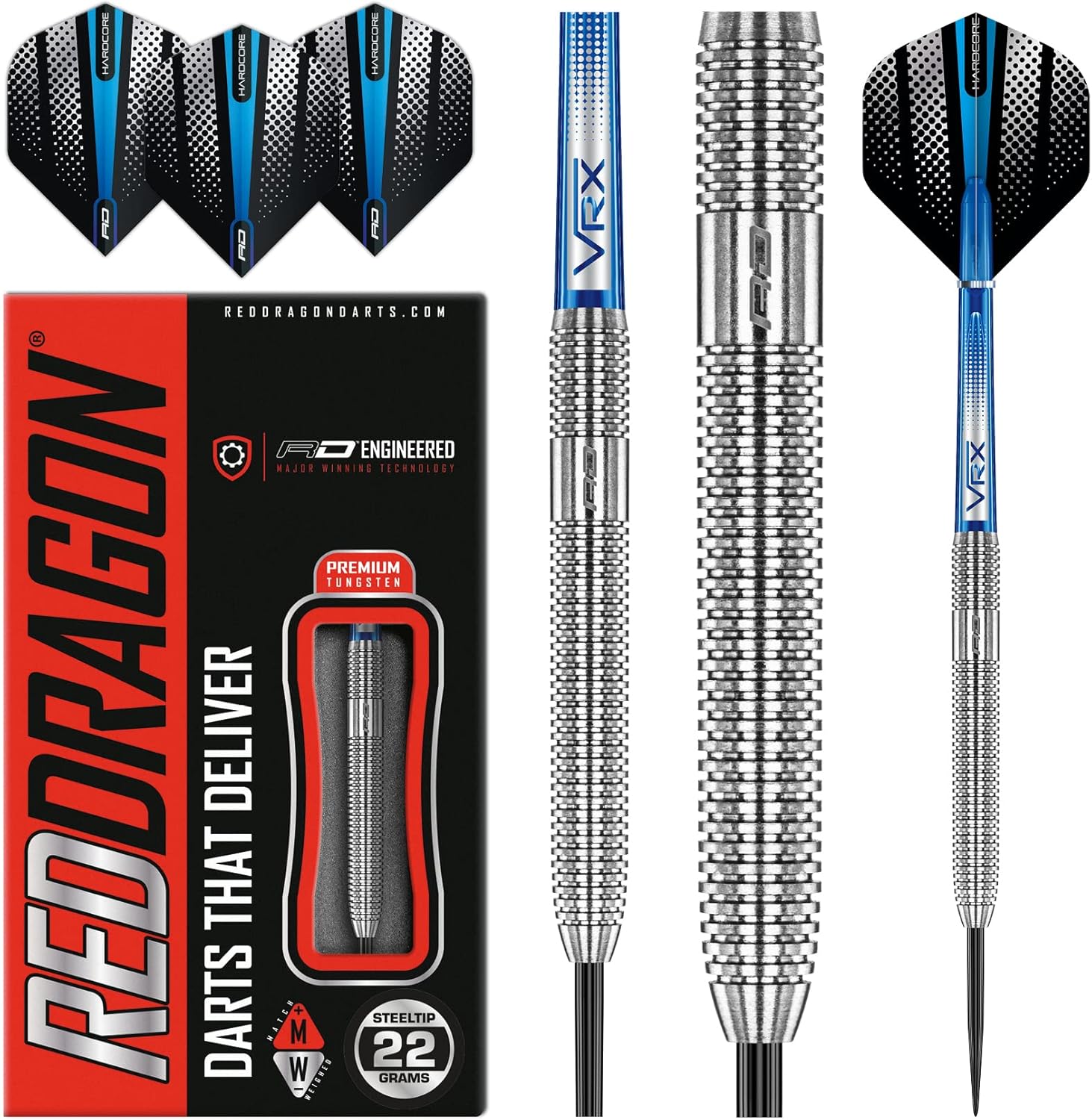 Buy RED DRAGON Defender 22g Tungsten Darts Set with Flights and Stems Online in India. B01N6SQMSA