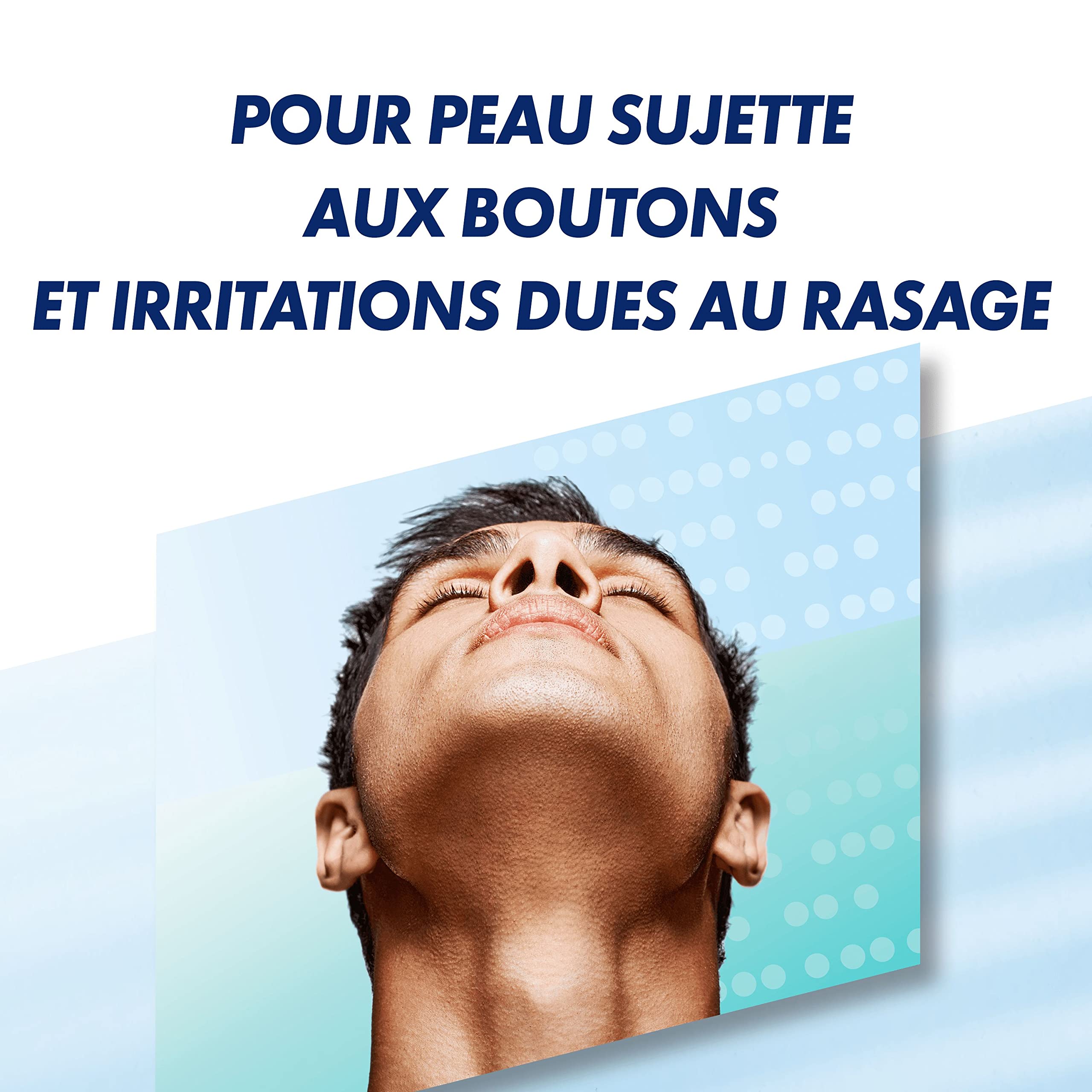 Gillette Lames De Rechange SkinGuard, Pack De 6 Cartouches De Lames De Rasoir Homme, Conçues pour Un Rasage De La Peau Sensible, Compatibles Aussi avec Manches Fusion Et ProGlide