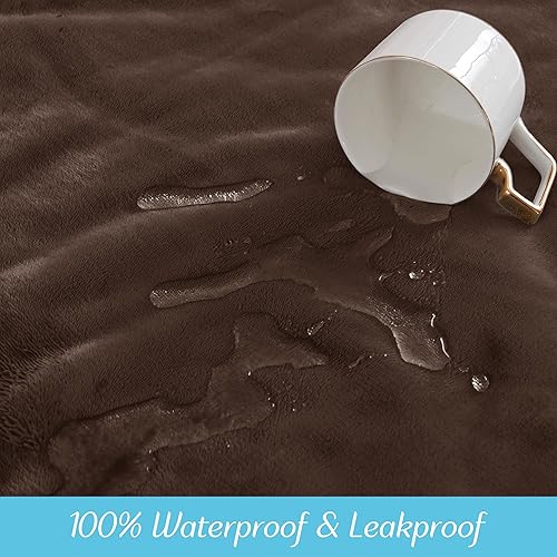 Miniatura 3 de NICETOWN Manta impermeable para perro, reversible, súper suave, cálida, esponjosa, de forro polar, para cachorros, a prueba de orina, manta lavable