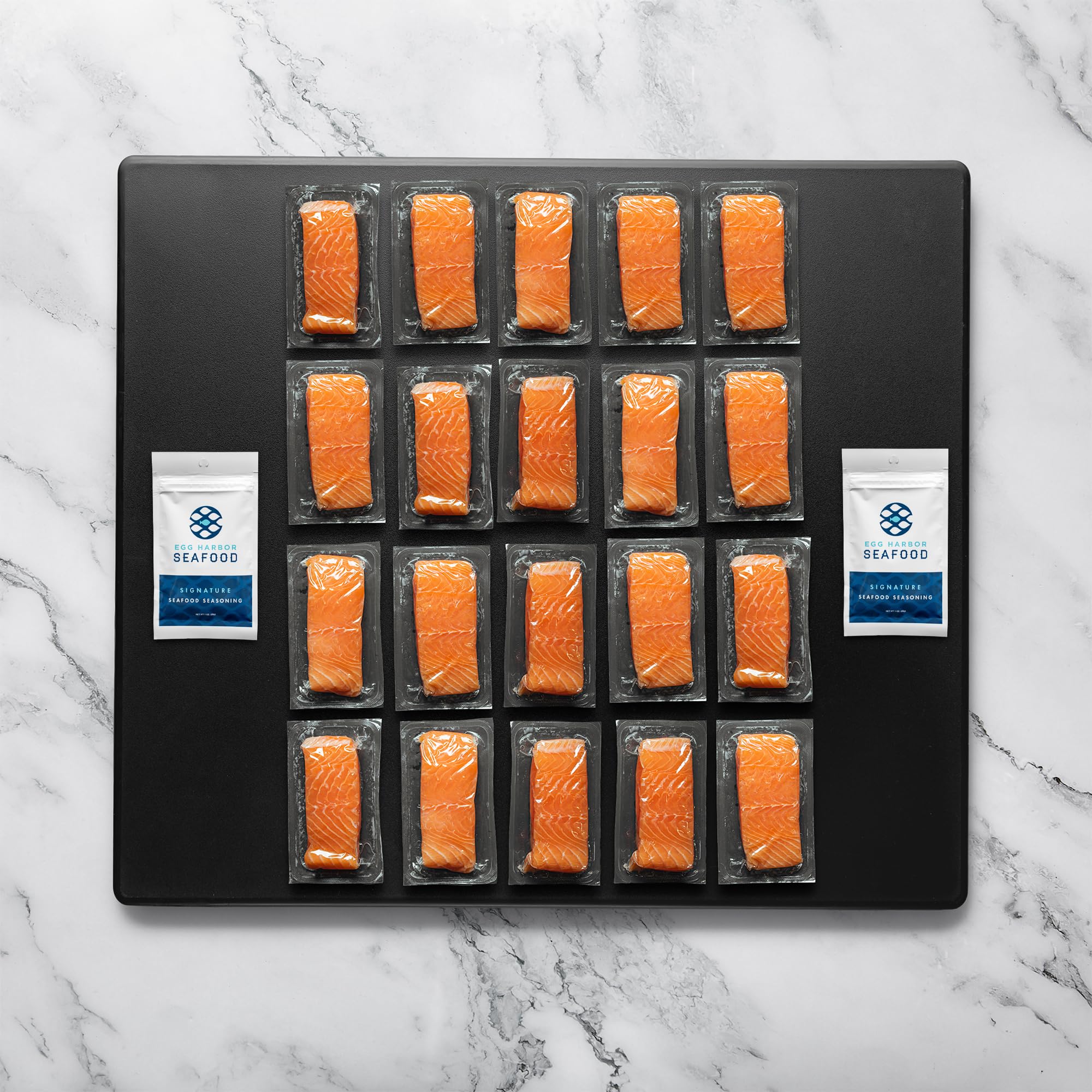 Faroe Island Salmon (20 ct) 6 oz Portions, 7.5 lbs. Total