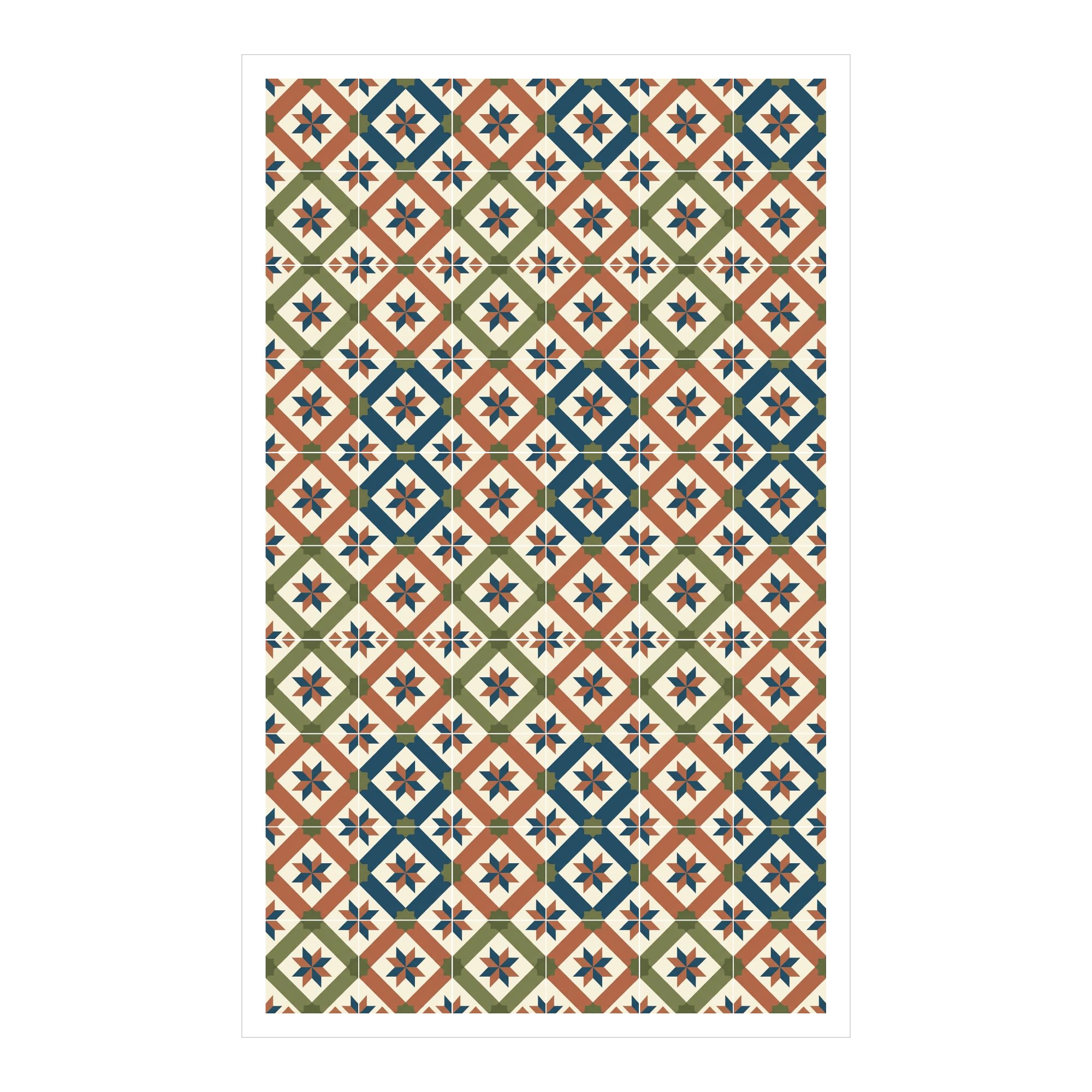 Alfombra Vinílica Cocina Antideslizante Lavable 120x160cm — Printarama | Suelo Baño Pasillo Impermeable Made in Spain