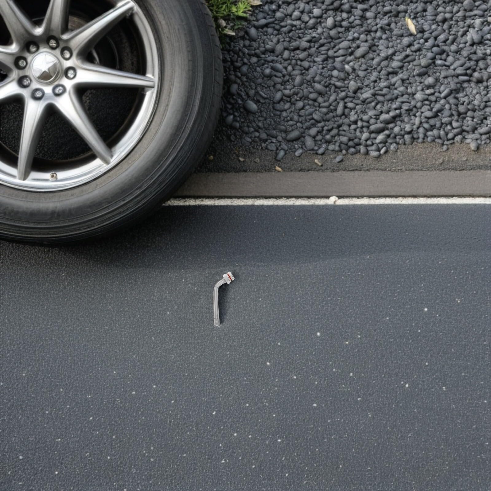 Kit 10 Pezzi Estensori Valvole Pneumatici in Metallo per Camion, Estensione Stelo Valvola Tubeless Sigillatura Antiperdita, Resistente per Manutenzione Pneumatici Pesanti