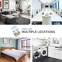 Vista 6 de Cubierta de placa de pared de palanca individual de 1 cuadrilla, cubierta decorativa de mar para baño, dormitorio, cocina, decoración de pared, 4.5