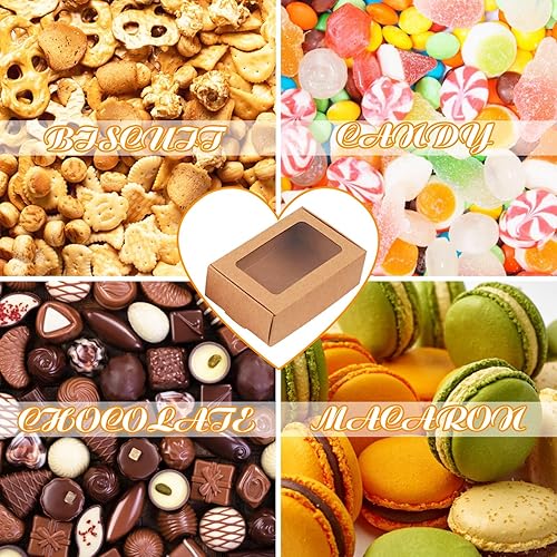 Miniatura 7 de Moukiween 30 cajas de jabón multicolor para jabón casero, 3.54 x 2.36 x 1.18 pulgadas, cajas de regalo de embalaje de jabón con ventana, pequeñas