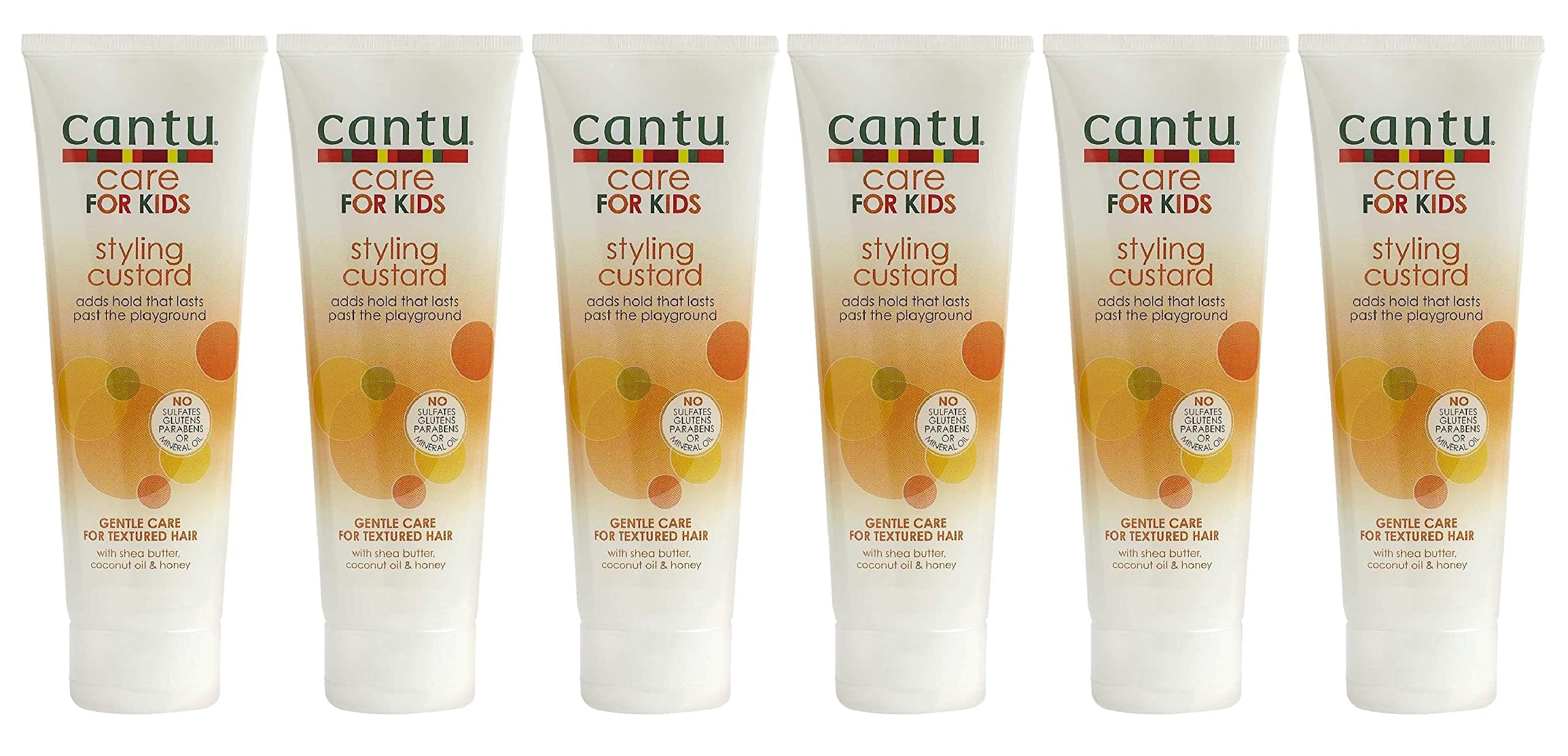 CANTUCare For Kids Styling CUStard 8Oz Tube (6 Pack)