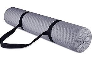 Signature 1/4" Anti-Tear Yoga Mat with Blocks and Strap