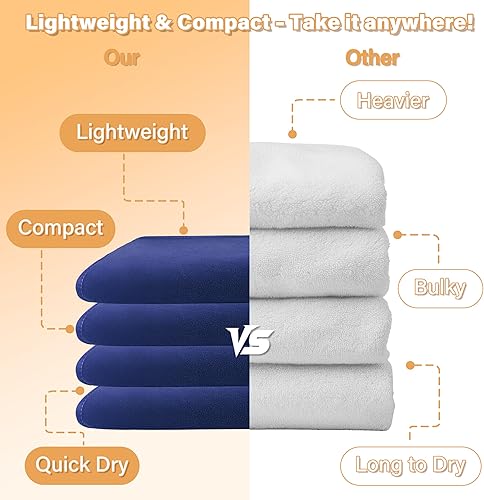 Miniatura 4 de Catalonia Manta impermeable para la intimidad de la cama, funda reversible de forro polar, protector de muebles lavable a prueba de líquidos