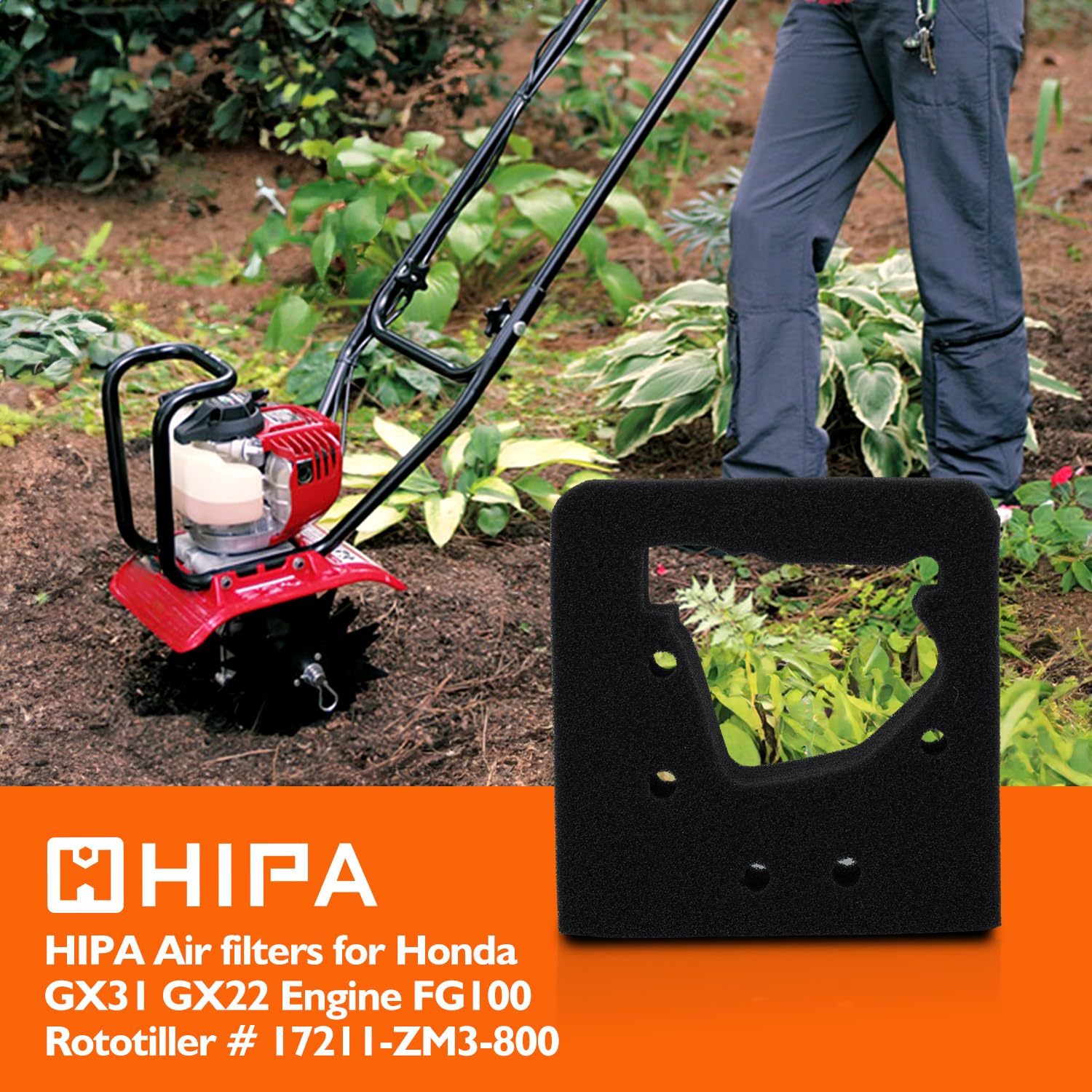Amazon.co.jp: Hipa 2パック エアフィルター ホンダ GX31 GX22 GX 31 