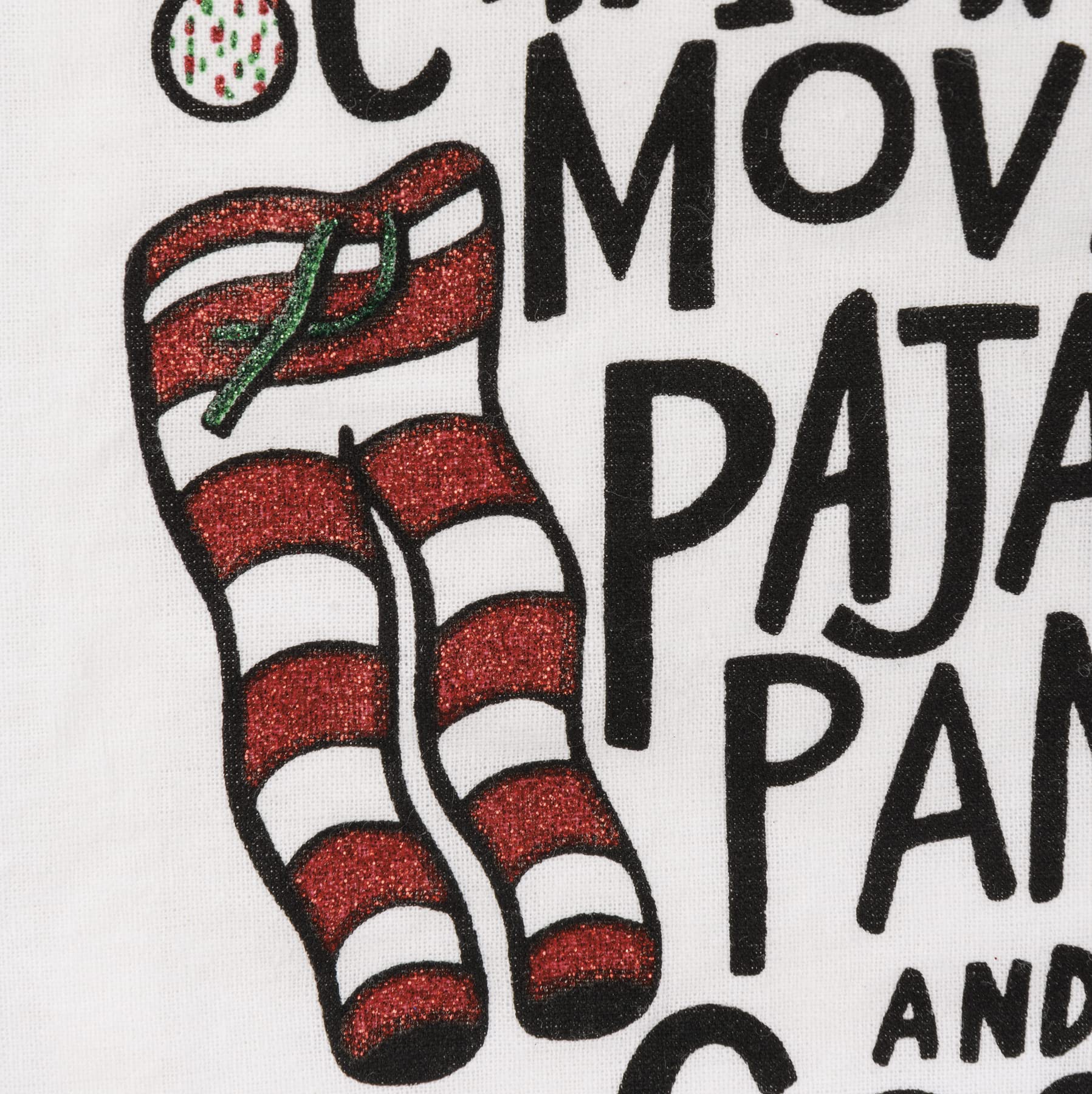 Primitives by Kathy Torchon de cuisine - 109659 - Motifs de Noël - Pyjama pantalon et cookies