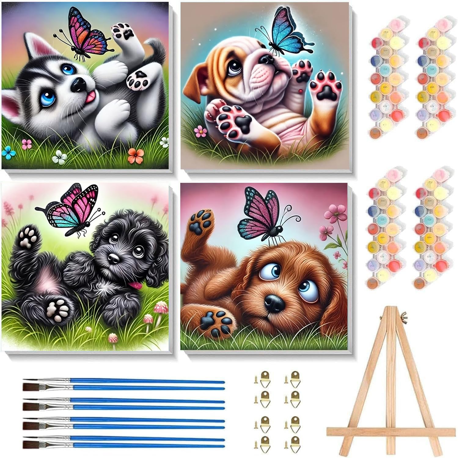 Christmas Paint by Numbers Kit - Beginner Friendly -26