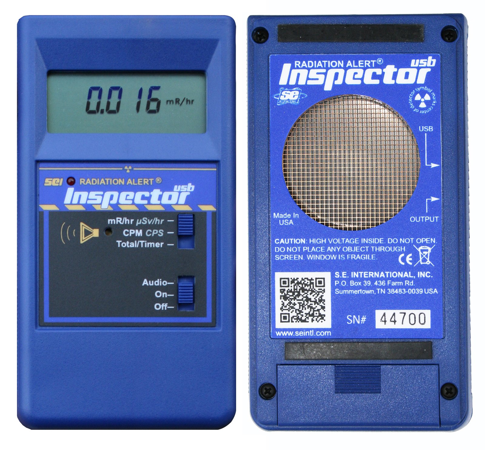 S.E. Inspector USB Geiger Counter Digital Handheld Nuclear Radiation