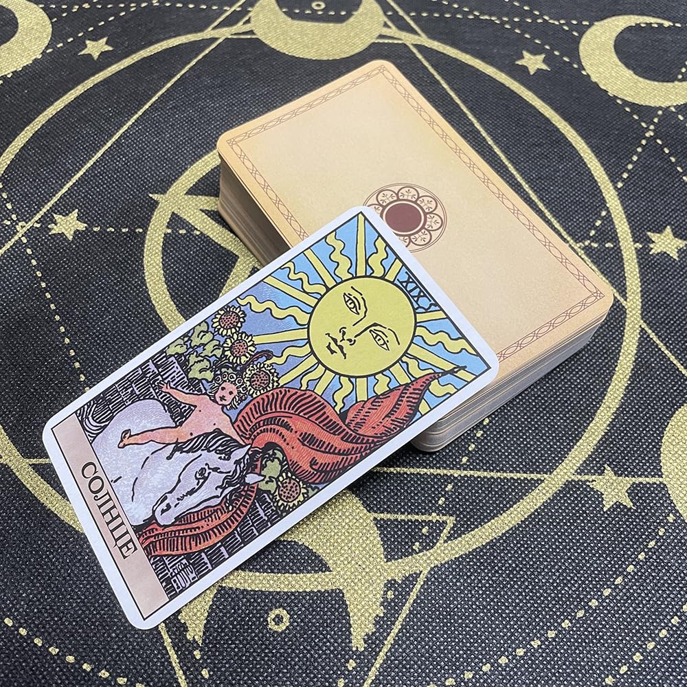 ZHQGYN Cartas de Tarô, Tarot Deck Clássico de 78 Cartas com