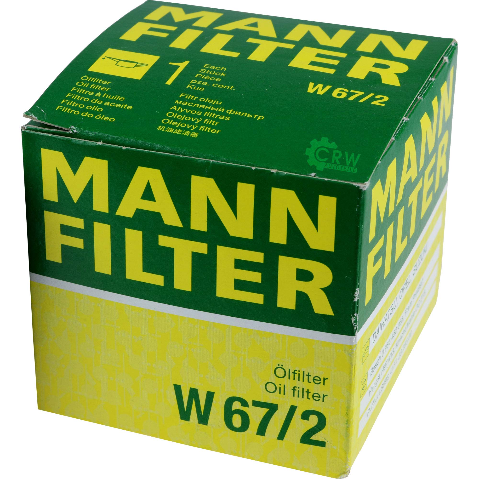 Paquete de inspección Kit de mantenimiento de filtros con filtro de aceite W 67/2, filtro de aire C 2214, filtro de combustible WK 55/3, filtro de habitáculo CU 2012, tornillo de cierre
