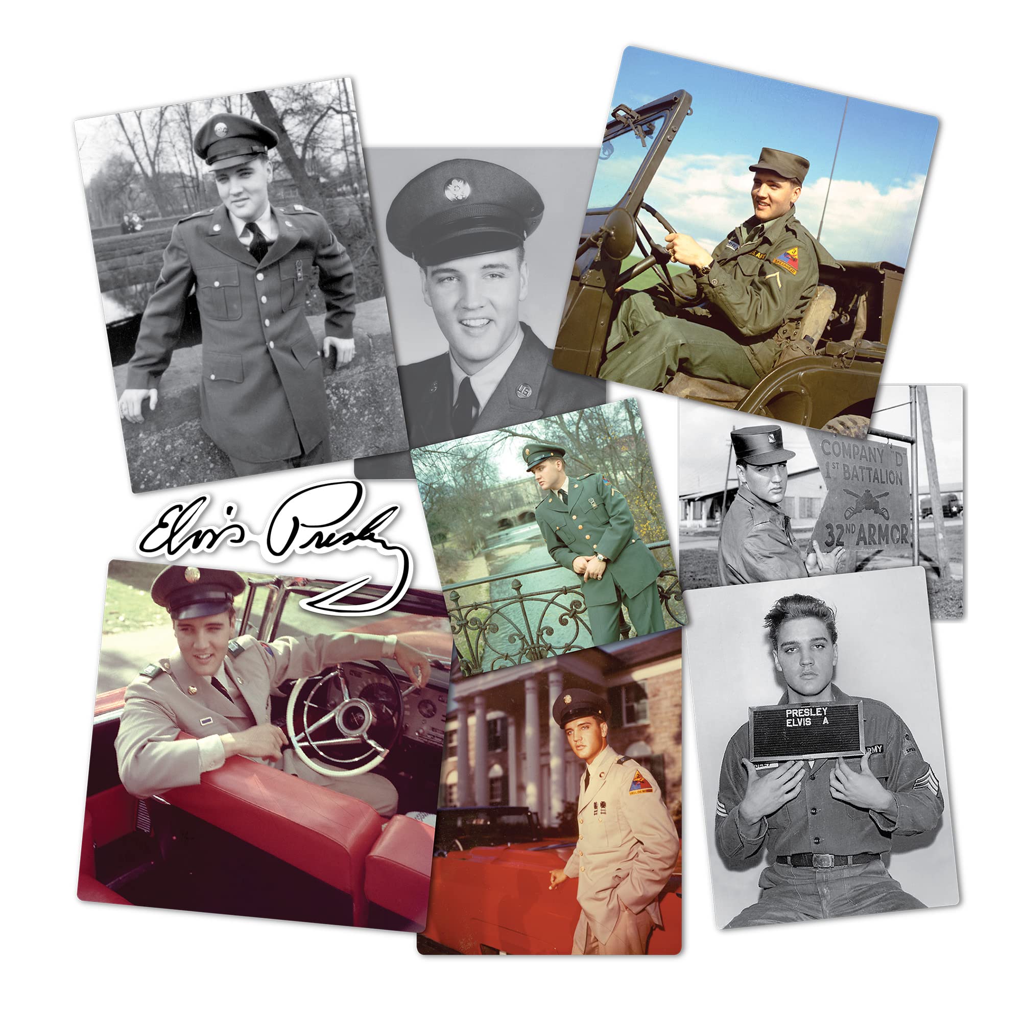 Stickers Elvis Presley en vinyle pour personnaliser votre voiture et PC