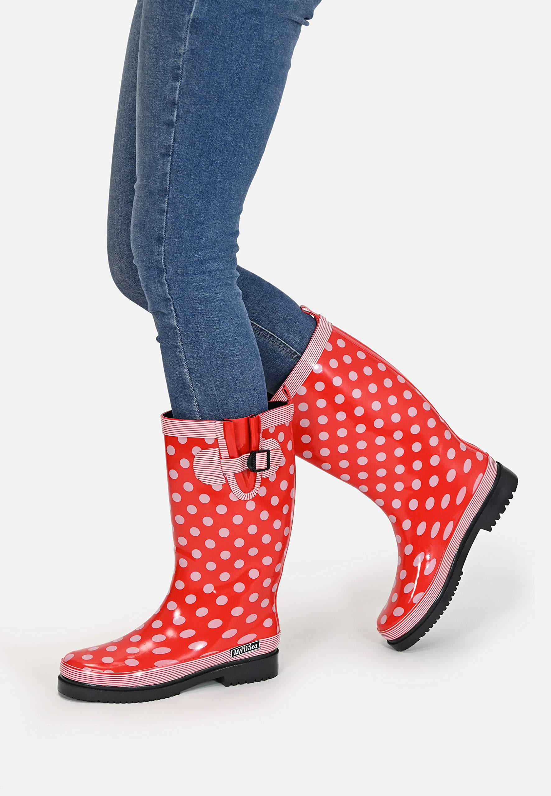 MADSea Damen Gummistiefel Ocean High Langschaft