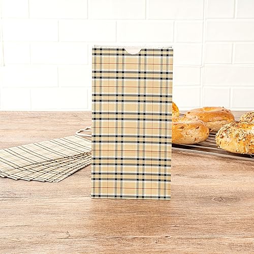 Vista 253 de Restaurantware Bag Tek - Bolsas de almuerzo desechables de 2 libras, 100 bolsas resistentes para llevar, parte inferior plana, ideal para Blanco