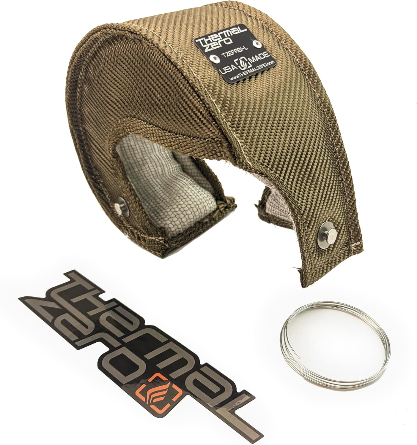 Thermal Zero Lava EFR B1 turbo blanket heat shield cover. Fits Borg Warner EFR internally wastegated turbochargers: 7163 6758 6258