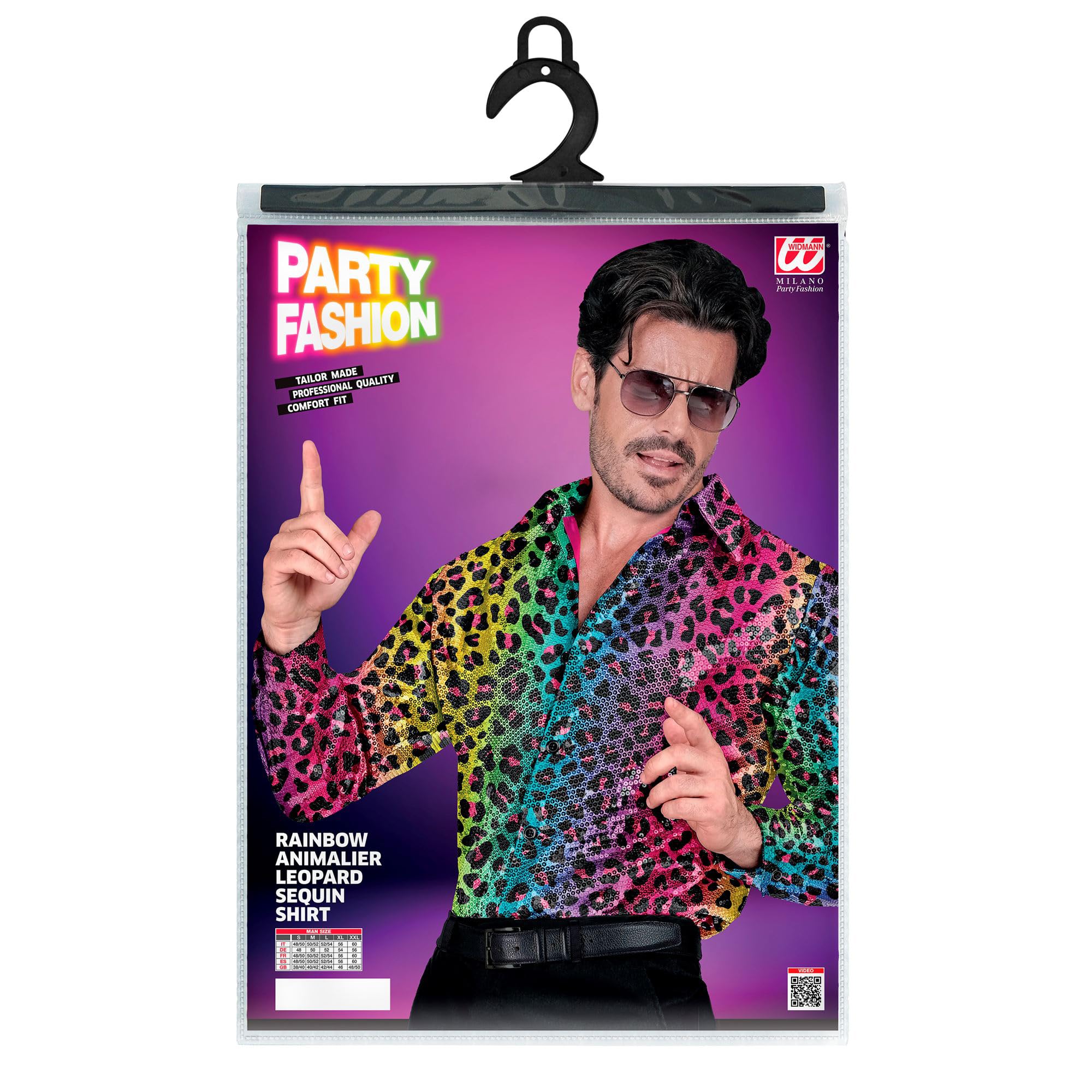Origineel paarse disco carnavalskleding voor mannen