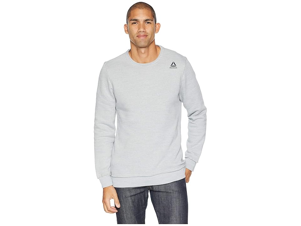 

Reebok Elements Marble Melange Crew Sweatshirt (Skull Grey) Men's Sweatshirt
