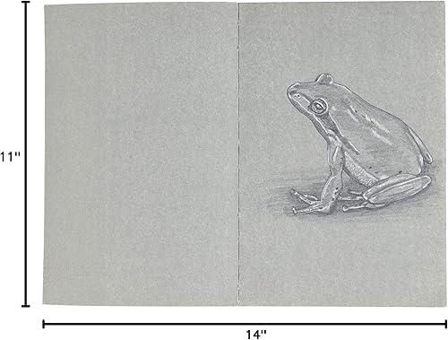 Miniatura 5 de SoHo Urban Artist Bloc de bocetos de encuadernado abierto, blocs de bocetos abiertos para dibujo, caligrafía, cualquier medio seco y más. - Gris -