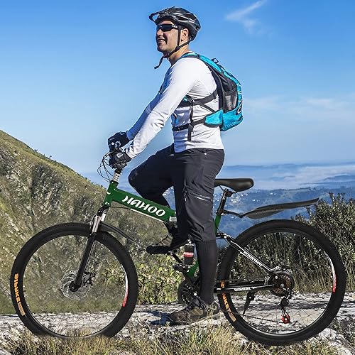 Miniatura 2 de Bicicleta de montaña plegable de 26 pulgadas bicicleta de carreras plegable para adultos bicicletas híbridas de MTB de 21 velocidades crucero