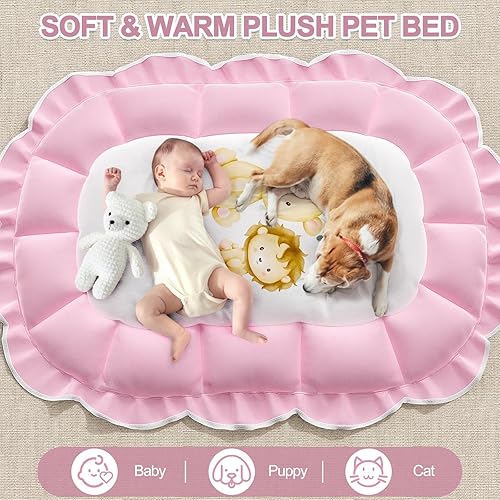 Miniatura 8 de OCATO Alfombrilla de juego para bebés Baby Gril Regalos para Baby Gril Alfombrilla para el tiempo boca abajo, Gimnasio de juego para bebés, centro