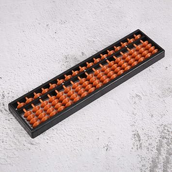 Plastic Abacus Arithmetic Abacus Kids Calculation Tool 17 Digits