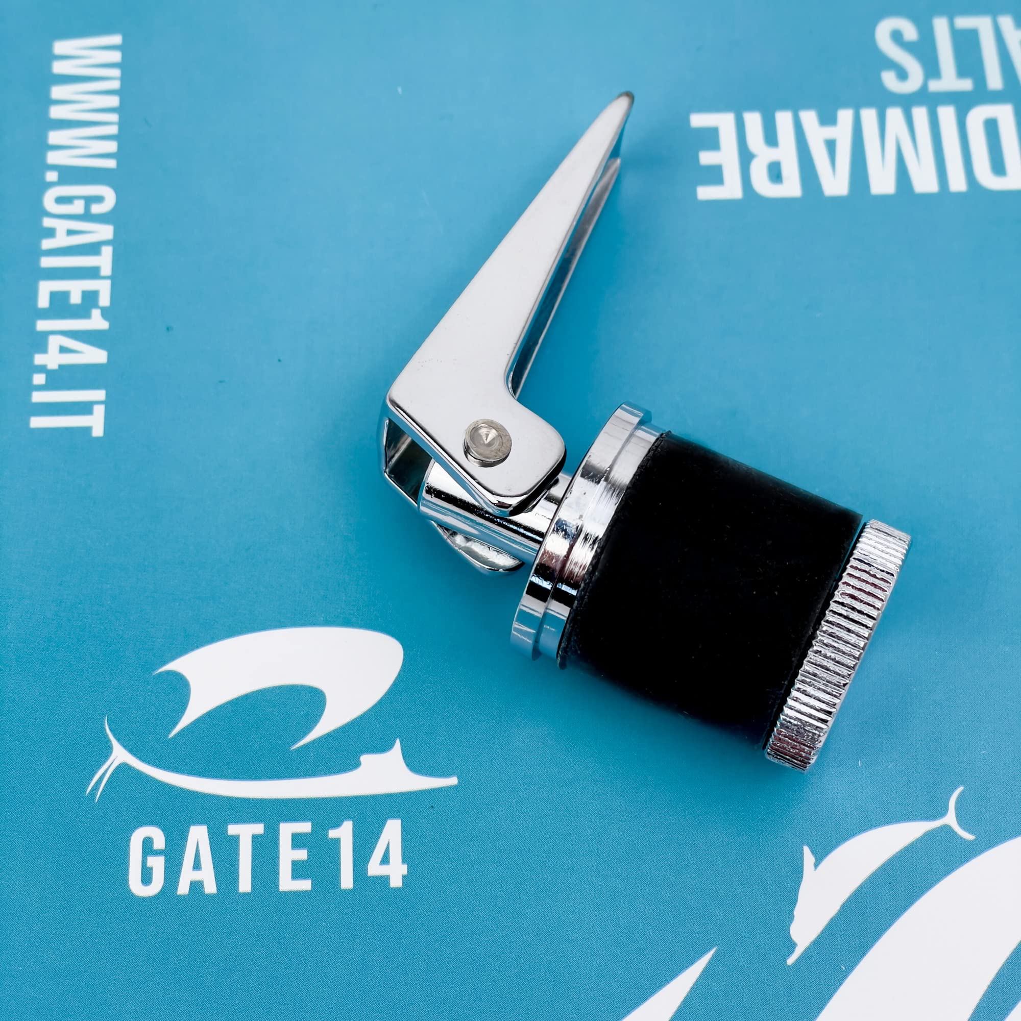 GATE14® Tappo a Espansione per Scarico Acqua Regolabile per Barca in Ottone Cromato Ø 25 mm