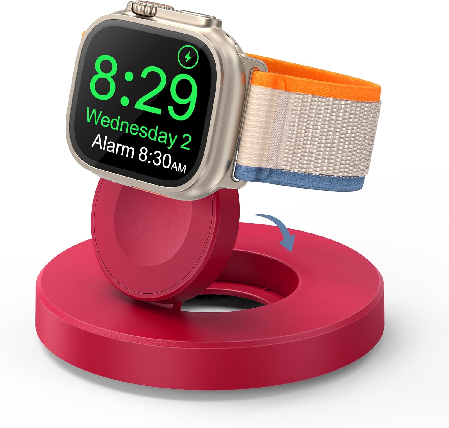 Upgraded for Apple Watch Charger, Foldable Travel Fast Charging Dock