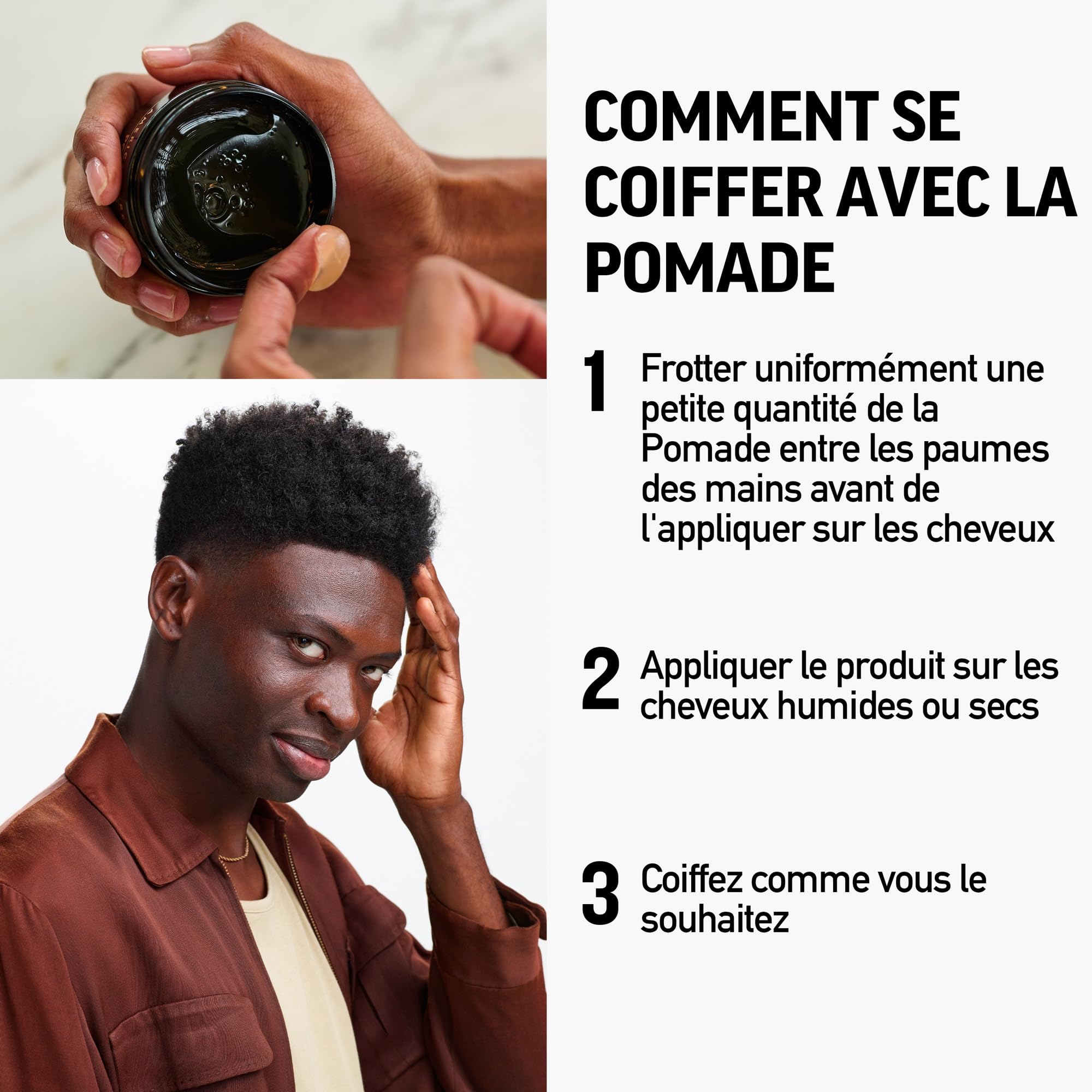 American Crew - Pomade - Cire Coiffante Fixation Souple - Cire Cheveux Homme Brillance Elevée - Produit Coiffant pour Style Créatif - Produit Cheveux Bouclés et Raides - 85ml