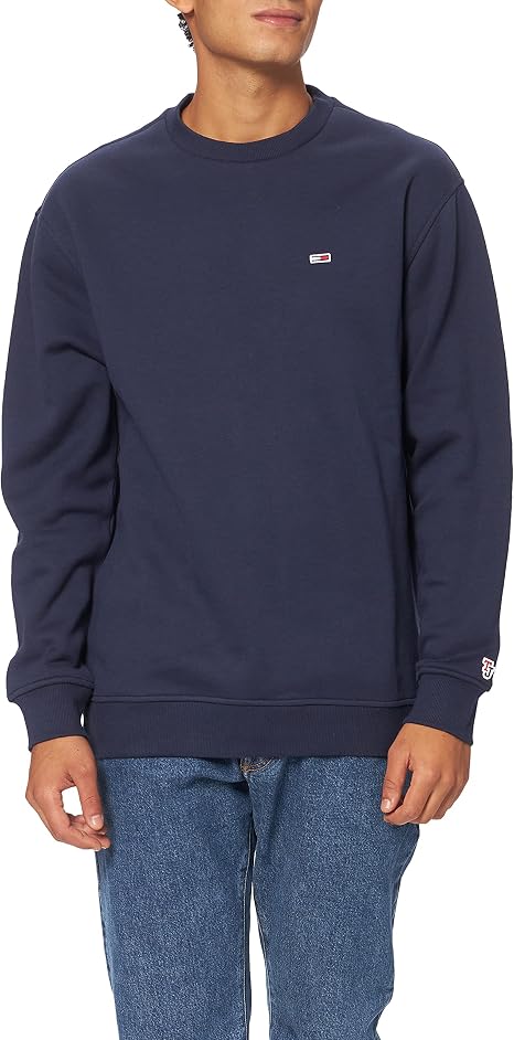 Tommy Jeans Tjm Tommy Classics Crew Felpa Uomo : Amazon.it: Abbigliamento