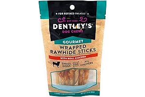 Dentleys Chicken Wrapped Rawhide Sticks Dog Treats