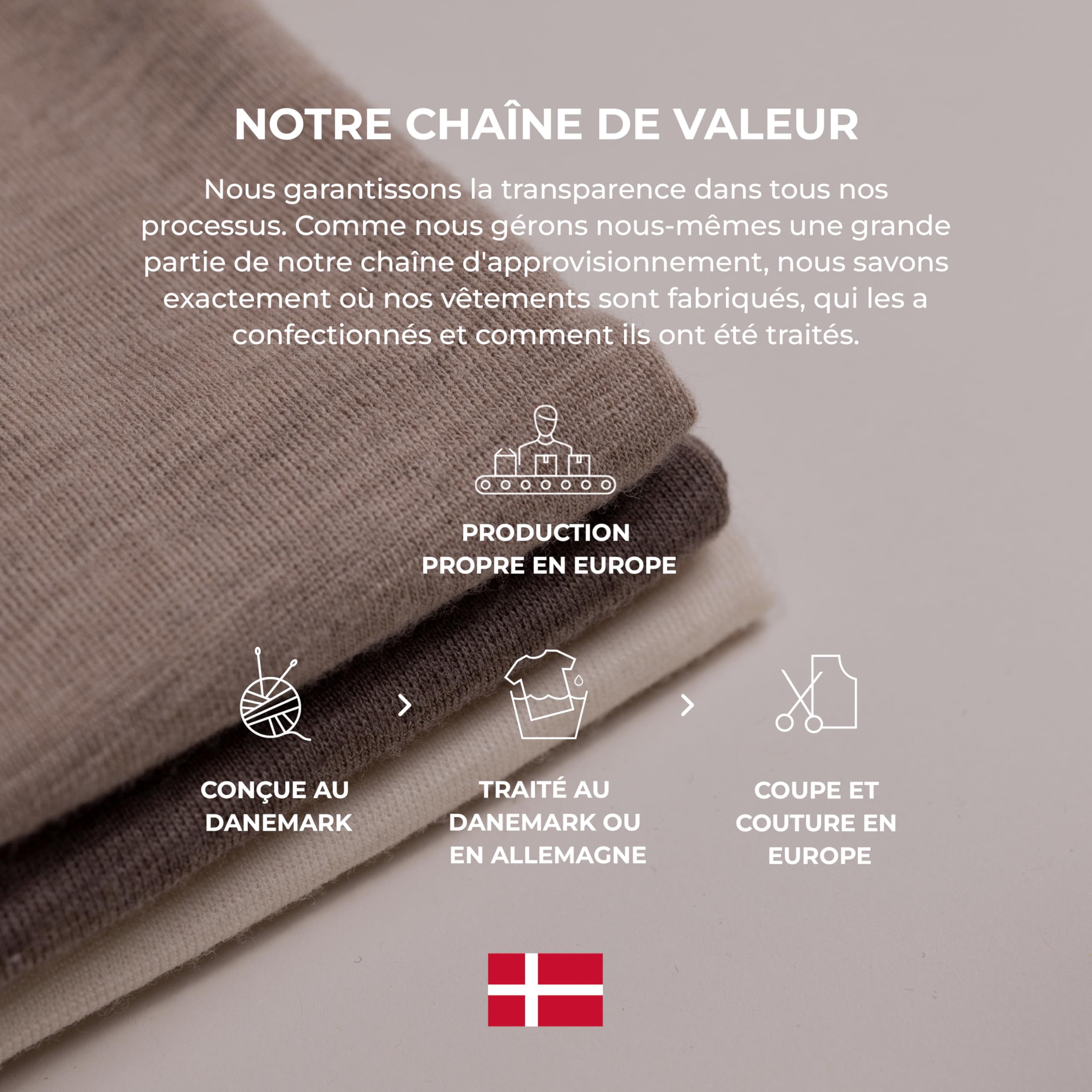 DILLING Tricot de Peau à Manches Longues, en Laine mérinos, pour Femme Naturel