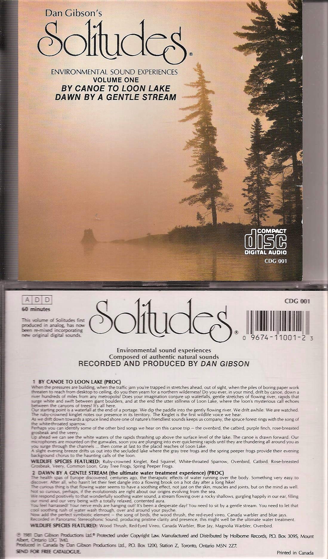 Solitudes 1: By Canoe to [Audio CD] Various Artists