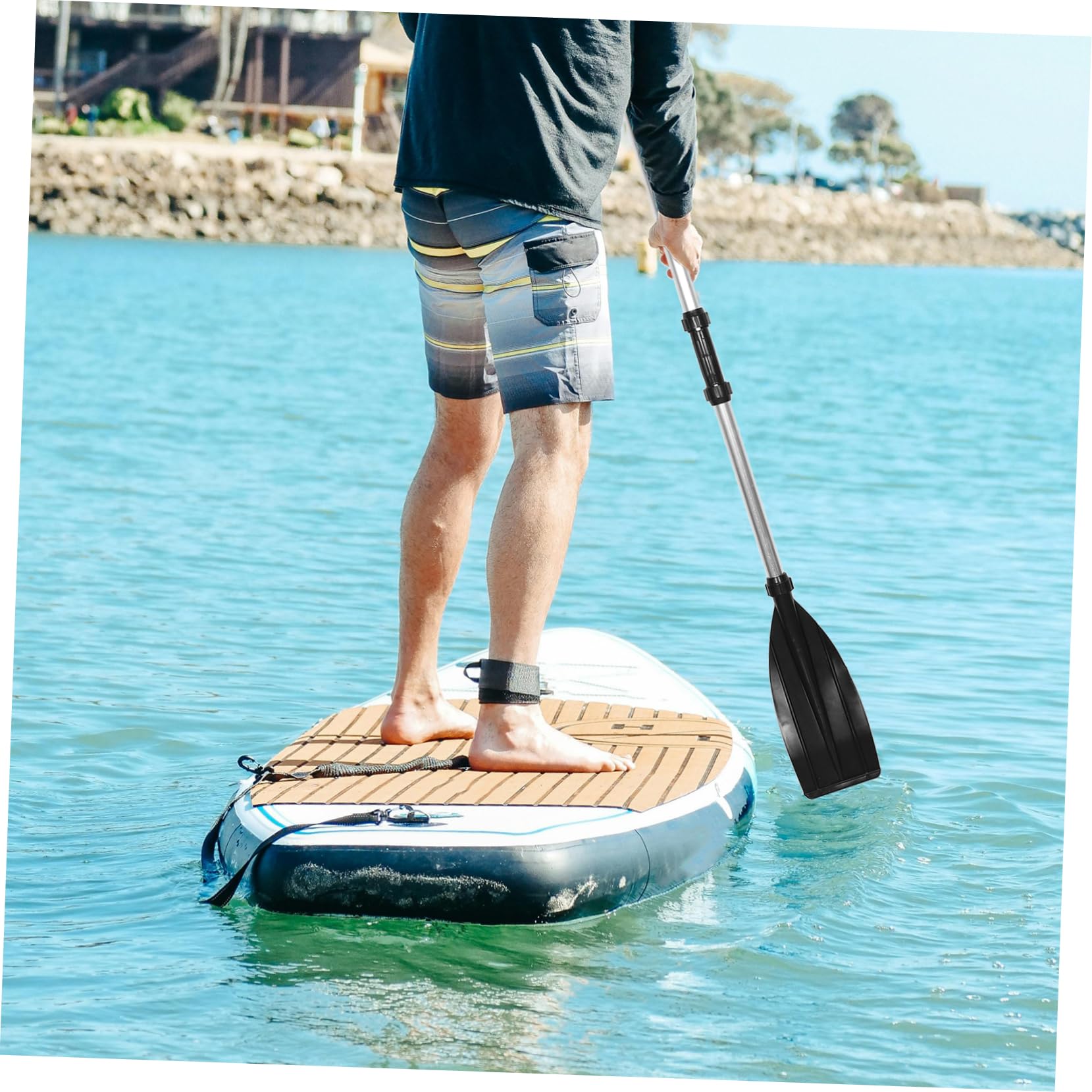 BESPORTBLE Pagaie pour Bouée Tractée Rames Pagaies pour Paddle Hélice de Pagaie Jeu de Pagaies Détachable pour Embarcations Gonflables pour de Rivière