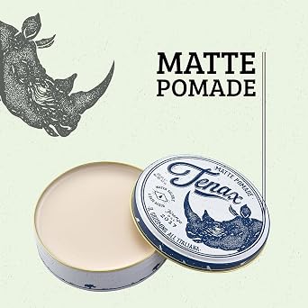 Tenax Water Based Matte Pomade, Medium Hold with Matte Finish 4.2 Ounces
