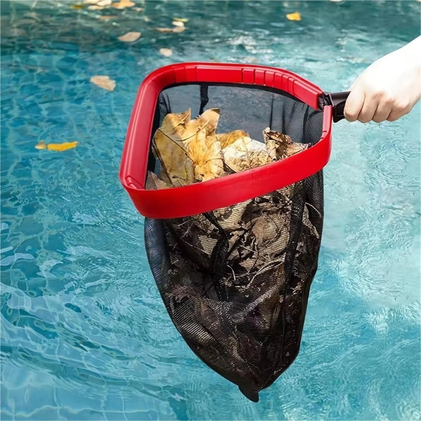 Questo Set di 12 Accessori e Attrezzi per Piscine Include Un retino per la Pulizia delle Foglie da 19 Pollici per laghetti da Giardino.
