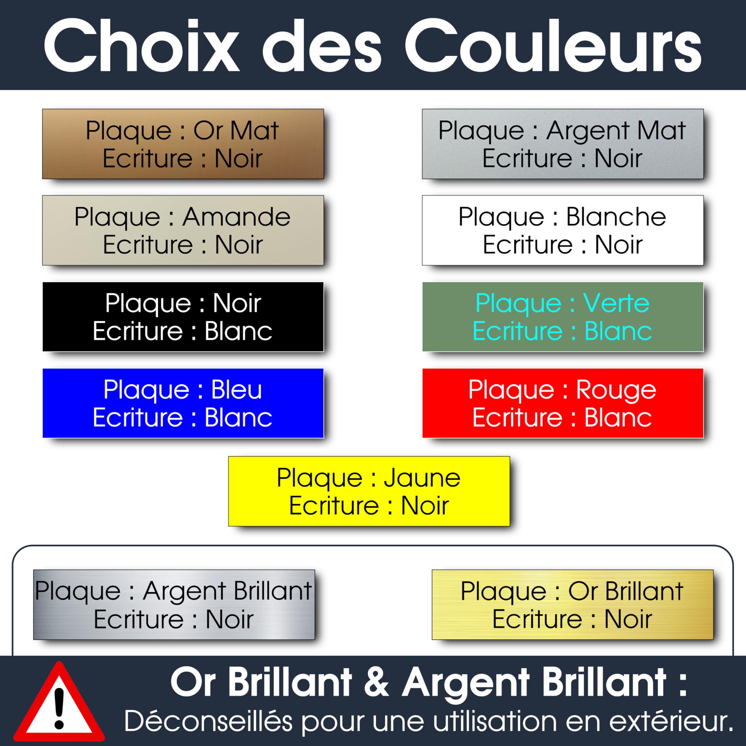 Plaque Boite aux Lettres Personnalisable - 24x10 cm - Numéro de Maison et Adresse - Gravée et Personnalisée - Signalétique Maison, Cabinet, Entreprise, Bureau, Etiquette avec Nom (Bleu)