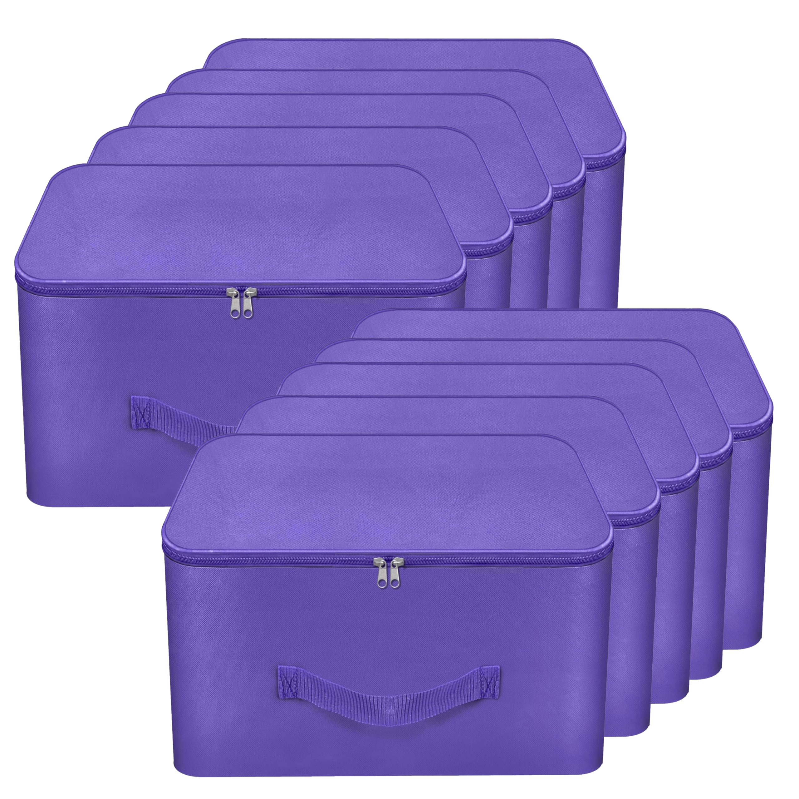 Storite 10 Pack Nylon Wardrobe Bag Underbed Cloth Storage Organizer Bag