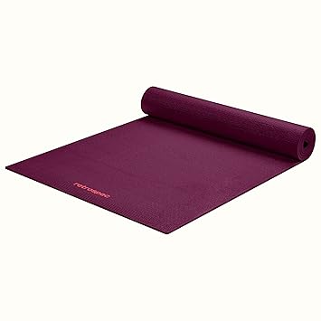 Retrospec Pismo Yoga Mat for Men & Women - 72” x 24” x 5mm - Extra Long Non Slip Exercise Mat for Yoga, Pilates, Stretching, Floor & Home Workouts - Boysenberry - image, photos