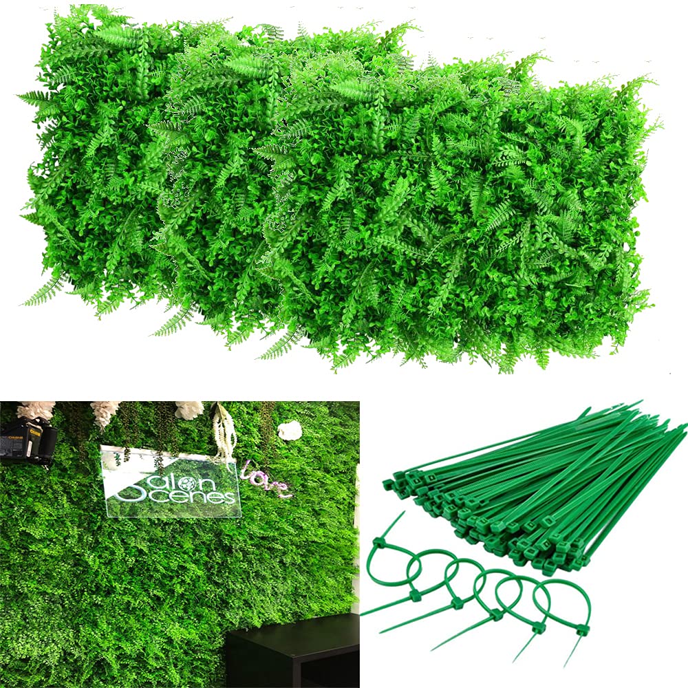 Buy MYOYAY Artificial Fern Wall Panel 12 Pack 24" X 16" Artificial