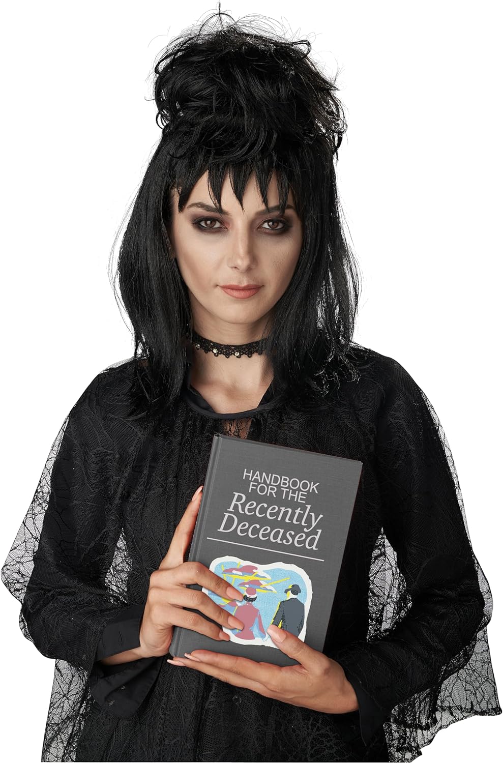 California Costumes, Beetle Girl Adult Halloween Wig Black