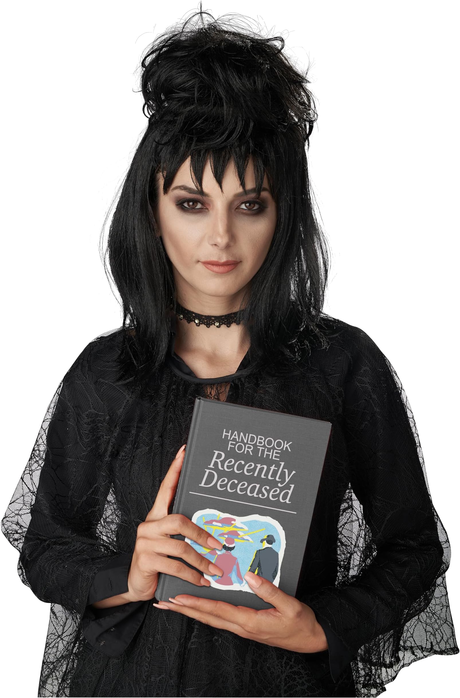 California Costumes, Beetle Girl Adult Halloween Wig Black