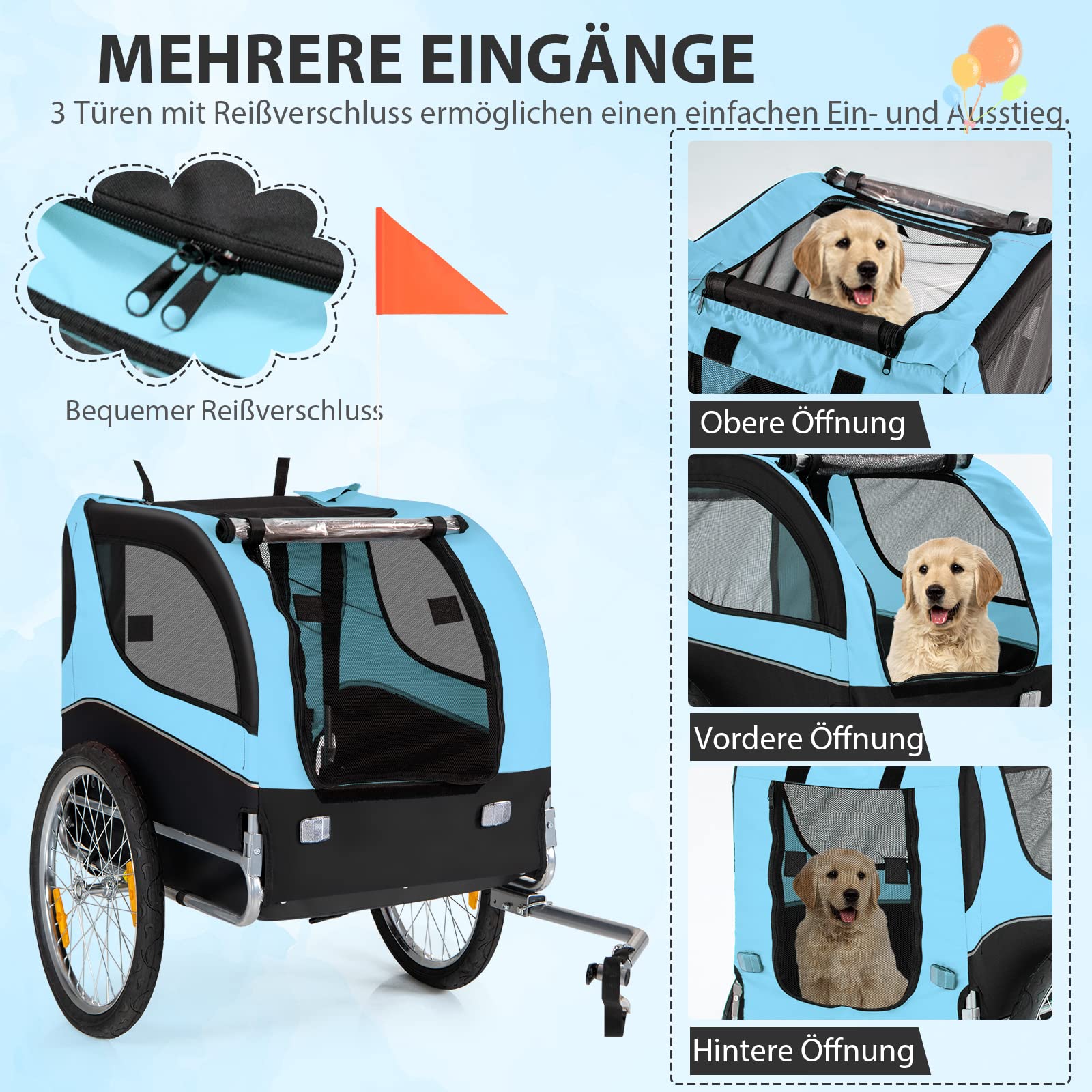 Kinderfietskar fietsaanhanger voor kinderen - hardloopbuggy - Sport-RX