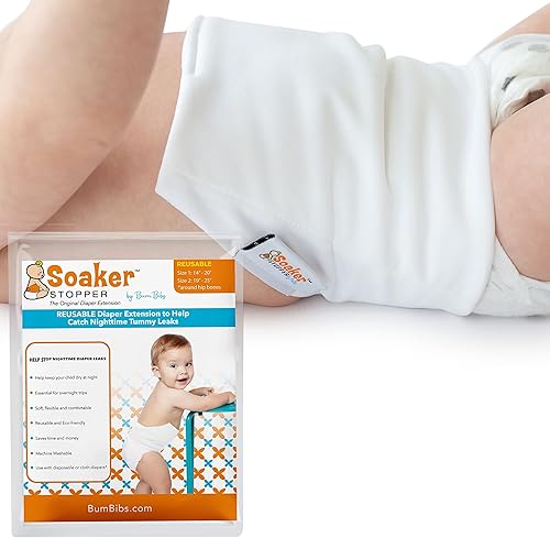 Miniatura 3 de Soaker Stopper - Extensor de pañales, lavable y reutilizable, para pañales desechables y pañales de tela, cubierta de pañales a prueba de fugas para